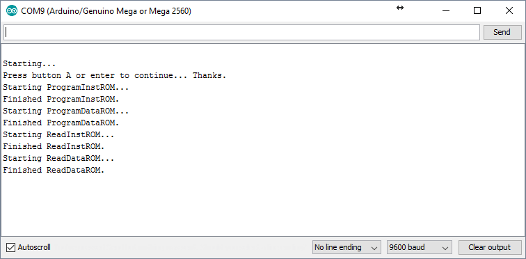 Programming a NEC 7720P DSP chip.